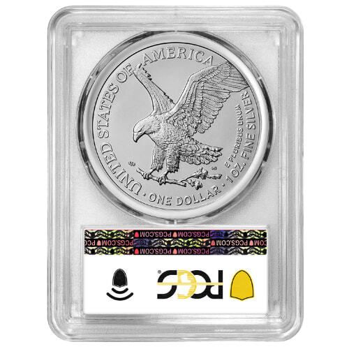Buy 2025-(W) US Silver Eagle PCGS MS-70 First Day of Issue 1 oz