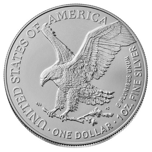 2026 1 oz American Silver Eagle Coin BU Reverse