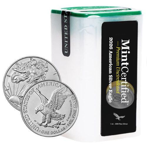 2026\u0020American\u0020Silver\u0020Eagles\u0020MintCertified\u2122\u0020Premium\u0020Uncirculated\u0020\u007C\u0020Sealed\u0020Tube