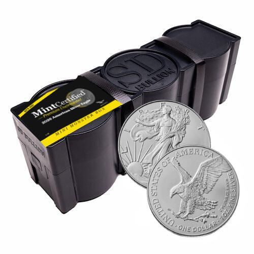 2026\u0020American\u0020Silver\u0020Eagles\u0020100\u002DCoin\u0020MintCertified\u2122\u0020Premium\u0020Uncirculated\u0020Mini\u0020Monster\u0020Box\u0020\u0028100\u0020oz\u0029
