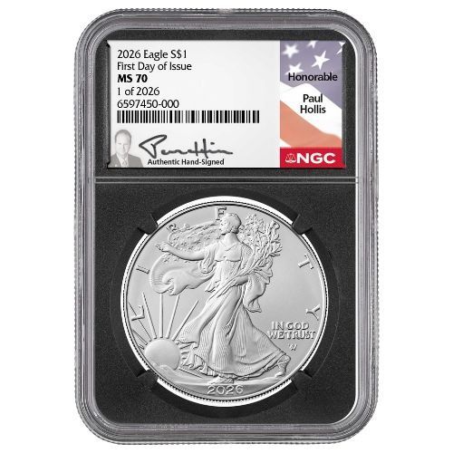 Buy 2026 NGC MS-70 First Day of Issue 1 oz American Silver Eagle