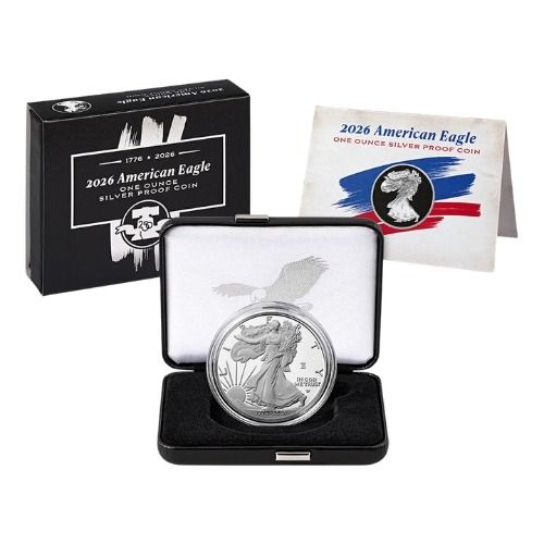 2026\u002DW\u0020American\u0020Silver\u0020Eagle\u0020Proof\u0020w\u002F\u0020Box\u0020and\u0020COA