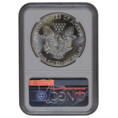 Buy 1987 NGC MS-70 1 oz American Silver Eagle Coin - Brown Label