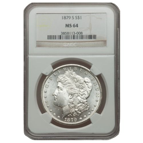 1879\u002DS\u0020NGC\u0020MS\u002D64\u0020Morgan\u0020Silver\u0020Dollar\u0020Coin