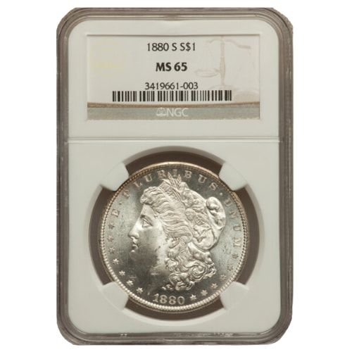 1880\u002DS\u0020NGC\u0020MS\u002D65\u0020Morgan\u0020Silver\u0020Dollar\u0020Coin