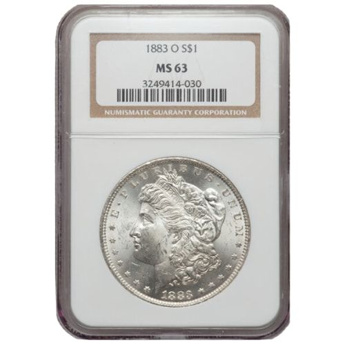 1883\u002DO\u0020NGC\u0020MS\u002D63\u0020Morgan\u0020Silver\u0020Dollar\u0020Coin