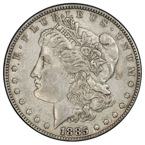 1885\u002DCC\u0020Morgan\u0020Silver\u0020Dollar\u0020Coin\u0020\u002D\u0020XF