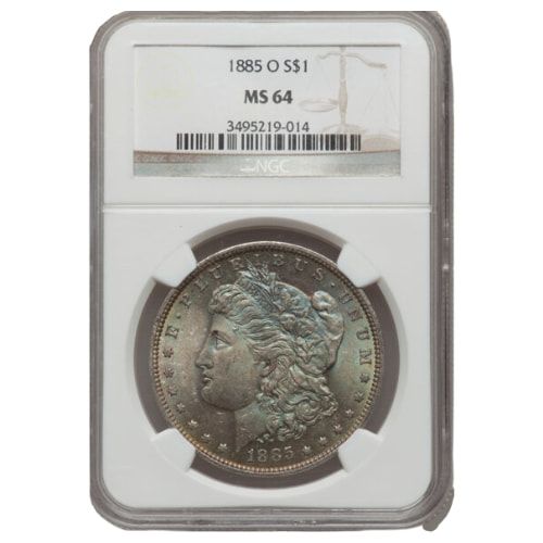 1885\u002DO\u0020NGC\u0020MS\u002D64\u0020Morgan\u0020Silver\u0020Dollar
