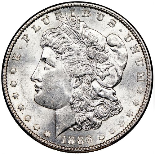 1886\u0020Morgan\u0020Silver\u0020Dollar\u0020BU
