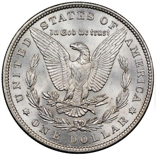 1896 Morgan Silver Dollar BU