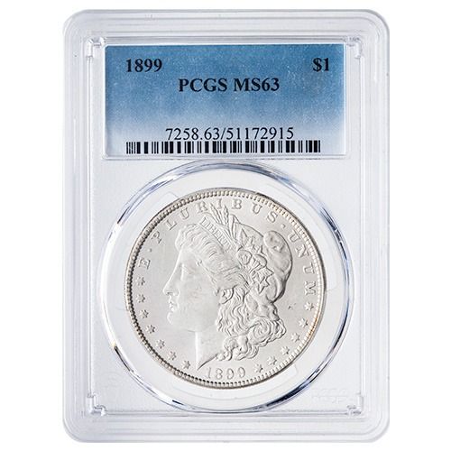 1899\u0020PCGS\u0020MS\u002D63\u0020Morgan\u0020Silver\u0020Dollar\u0020Coin