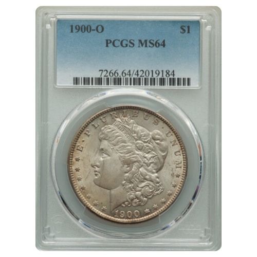 1900\u002DO\u0020PCGS\u0020MS\u002D64\u0020Morgan\u0020Dollar\u0020Silver\u0020Coin