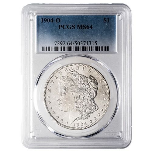 1904\u002DO\u0020PCGS\u0020MS\u002D64\u0020Morgan\u0020Silver\u0020Dollar\u0020Coin