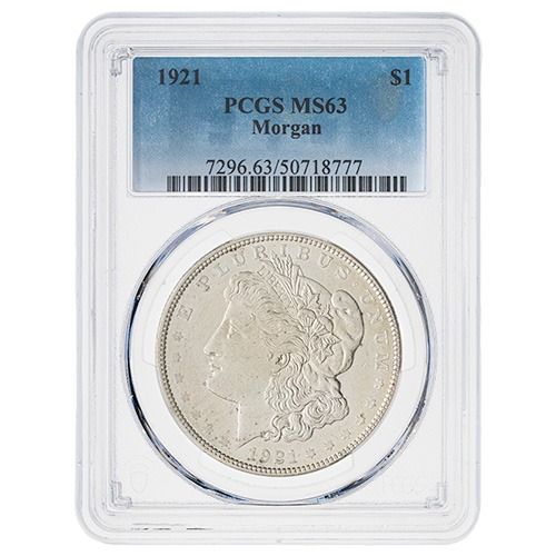 1921\u0020PCGS\u0020MS\u002D63\u0020Morgan\u0020Silver\u0020Dollar\u0020Coin