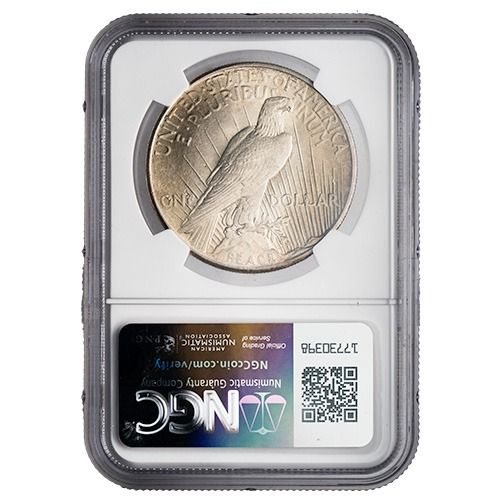 1924 NGC MS-62 Peace Dollar Silver Coin