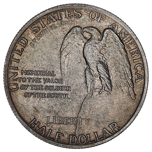 1925 Stone Mountain Memorial Commemorative Silver Half Dollar XF