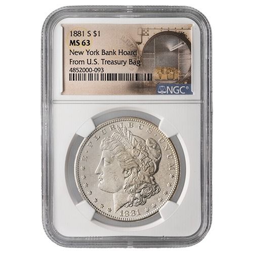 NGC\u0020MS\u002D63\u0020Morgan\u0020Dollar\u0020Silver\u0020Coin\u0020\u002D\u0020New\u0020York\u0020Bank\u0020Hoard\u0020\u002D\u0020Random\u0020Year