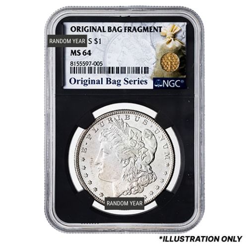 Pre\u002D1921\u0020NGC\u0020MS\u002D64\u0020Morgan\u0020Dollar\u0020Silver\u0020Coin\u0020\u002D\u0020Original\u0020Bag\u0020Fragment