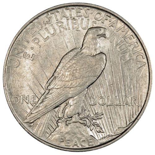 1922-1935 Peace Silver Dollar - AU