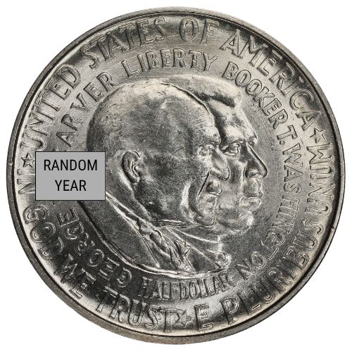 1951\u002D1954\u002090\u0025\u0020Silver\u0020Washington\u002DCarver\u0020Commemorative\u0020Half\u0020Dollar\u0020Silver\u0020Coin\u0020\u002D\u0020BU