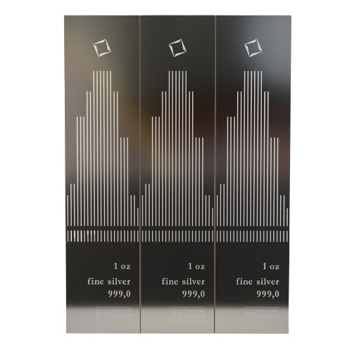 Buy x oz Valcambi Skyline Silver CombiBar™ SD Bullion