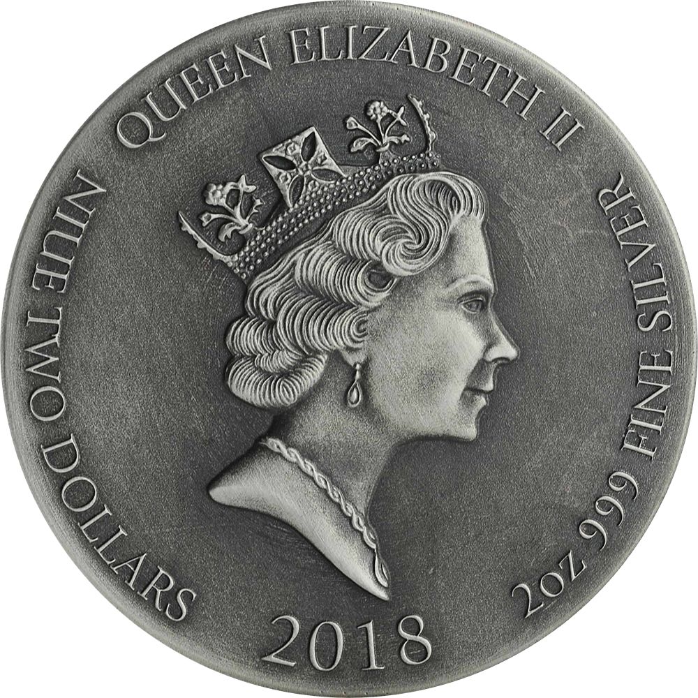 2018 2 oz Ascension of Christ Biblical Silver Coin Series