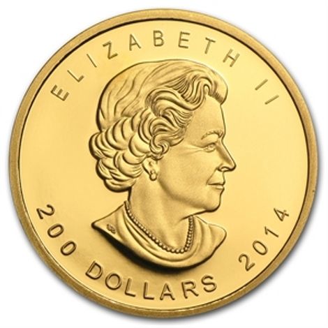 Buy 2014 1 oz Gold Canadian Howling Wolf Call of the Wild