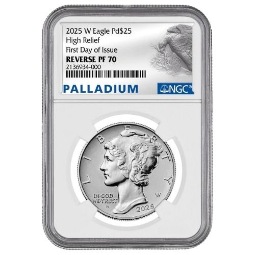 2025\u002DW\u0020NGC\u0020PF\u002D70\u0020First\u0020Day\u0020of\u0020Issue\u00201\u0020oz\u0020American\u0020Palladium\u0020Eagle\u0020Reverse\u0020Proof\u0020Coin