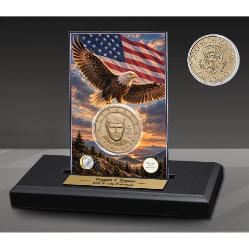 2026\u002DP\u0020US\u0020President\u0020Donald\u0020Trump\u0020Dollar\u0020\u002D\u0020Patriotic\u0020Eagle\u0020Display\u0020Stand