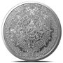 1 oz Aztec Calendar Silver Round thumbnail
