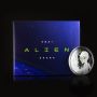 2021 1 oz Ghana Alien Rhodium Plated Silver Coin thumbnail