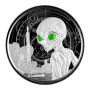 2021 1 oz Ghana Alien Colored Proof Silver Coin thumbnail