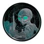 2021 1 oz Ghana Alien Colored Proof Silver Coin thumbnail