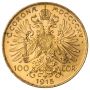 1915 Austrian Gold 100 Corona BU (Restrike) thumbnail