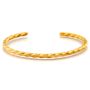 1 oz Nebü 24K Gold Bullion Twist Bangle thumbnail