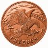 1 oz SD Bullion Copper Freedom Round