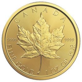 1 oz Canadian Gold Maple Leaf Coin - Random Year