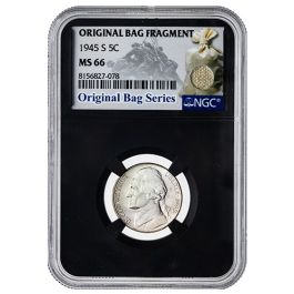 Buy 1945-S NGC MS-66 Silver Jefferson War Nickel - Original Bag