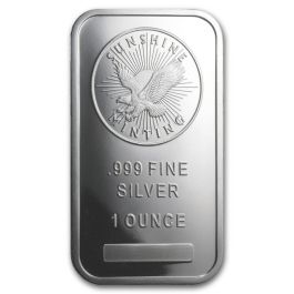 Buy 1 oz Sunshine Mint Silver Bar | SD Bullion