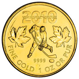 Buy 2010 1 oz Gold Maple Leaf Coin (Vancouver Olympics Edition