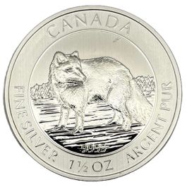 Buy 2014 RC Silver Arctic Fox 1.5 oz Coin | SD Bullion