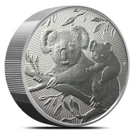 2018 10 oz Australian Perth Mint Piedfort Koala Silver Coin - Next