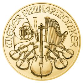 1 oz Austrian Philharmonic Gold Coin - Random Year