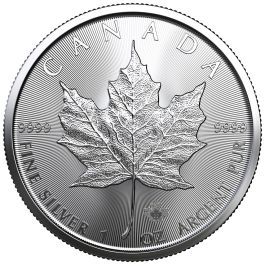 Buy 2022 1 oz Silver Maple Leaf Coin | SD Bullion