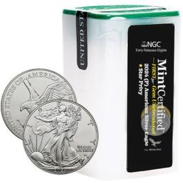 2024年　イーグル銀貨 FIRST STRIKE STAR privy 2024- (P) Star Privy NGC & SD Bullion MintCertified™ FIRST30
