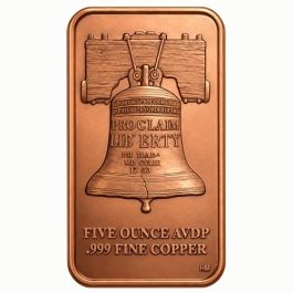 5oz Copper Bar