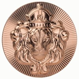 1 oz Scottsdale Lion Copper Stacker Round