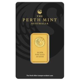 20 Gram Perth Mint Gold Bar - in Assay
