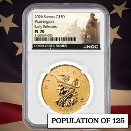 Buy 2026 NGC PL-70 1/10 oz Washington Gold Coin - Commander Series