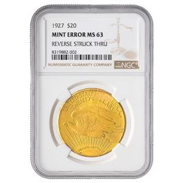NGC MS63 メキシコ 1ペソ 1980 ミントエラー 1998-P Kennedy Half Dollar - OBVERSE STRUCK THRU MINT ERROR